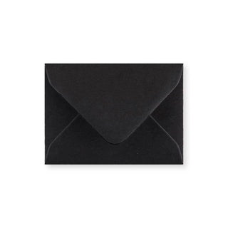 Black Gummed V-Flap Greeting Card Envelope (70 x 100mm)
