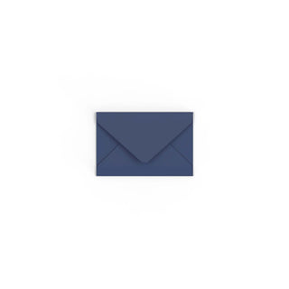 Navy Blue British Made Gummed V-Flap Envelope (62 x 94mm)