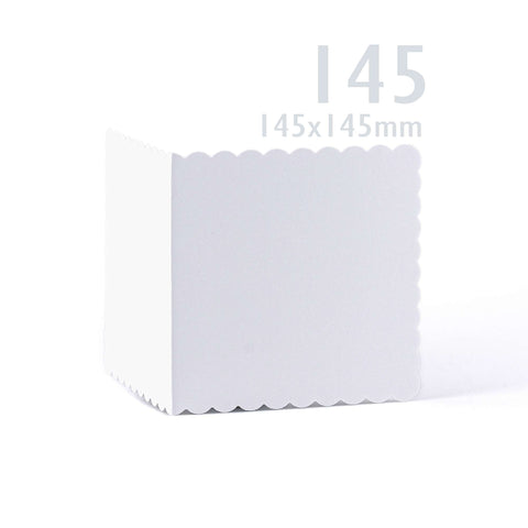 White Smooth Cards & Envelopes Pack White 121x121 mm + 120x120 mm