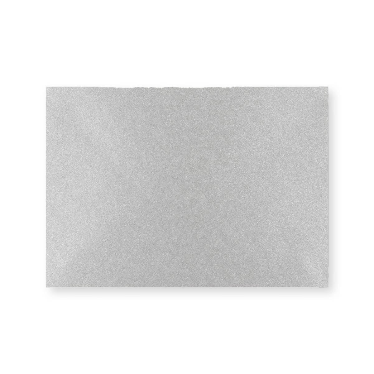 C6 Metallic Silver Gummed V-Flap Greetings Envelope (114 x 162mm)