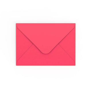 Bright Pink Gummed V-Flap Envelope (125 x 175mm)
