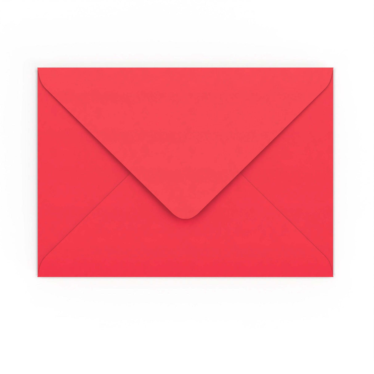 C5 Bright Red Gummed V-Flap Envelope (162 x 229mm)