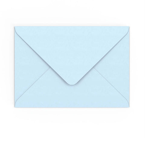 C5 Pale Blue Gummed V-Flap Envelope (162 x 229mm)