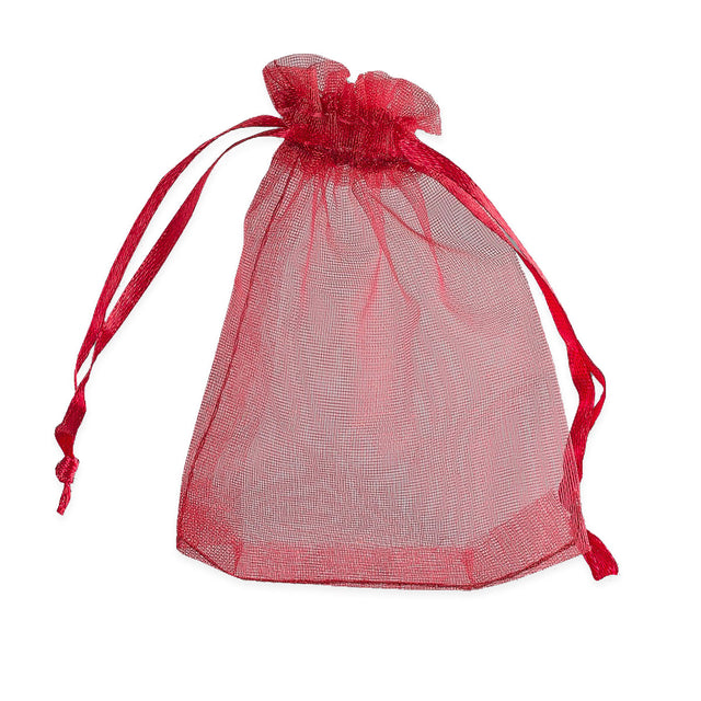 Organza Bags Red 90 x 70 mm