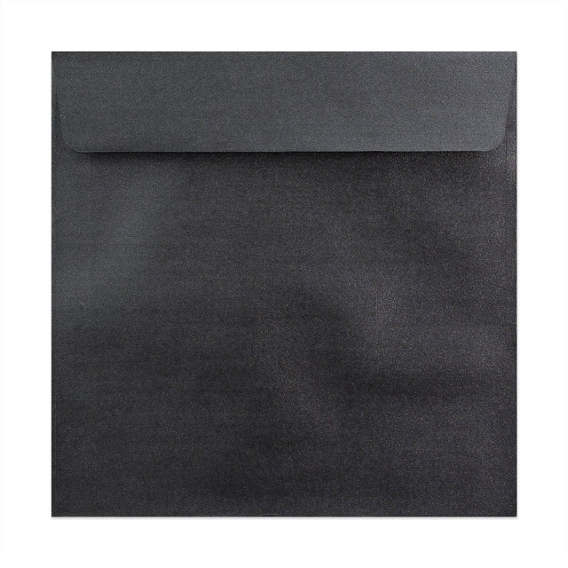 Pearlescent Envelopes Slate Grey 170 x 170 mm Peel and Seal