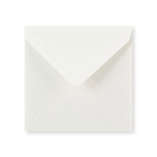 White Envelope Hammered Texture 130x130 mm