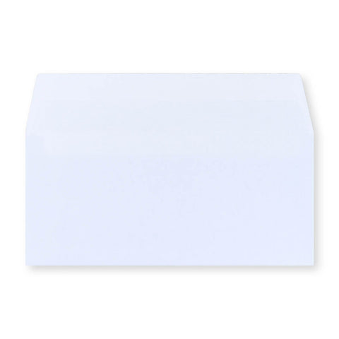 White Opaque Gummed Business Envelope (102 x 216mm)
