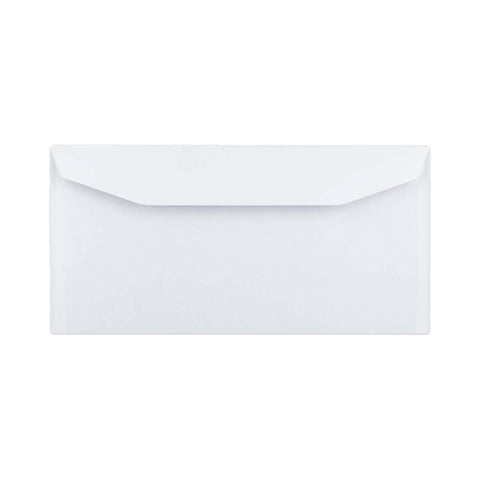 White Opaque Gummed Business Envelope (114 x 229mm)