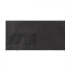 DL Black Peel & Seal Coloured Envelope (110 x 220mm)