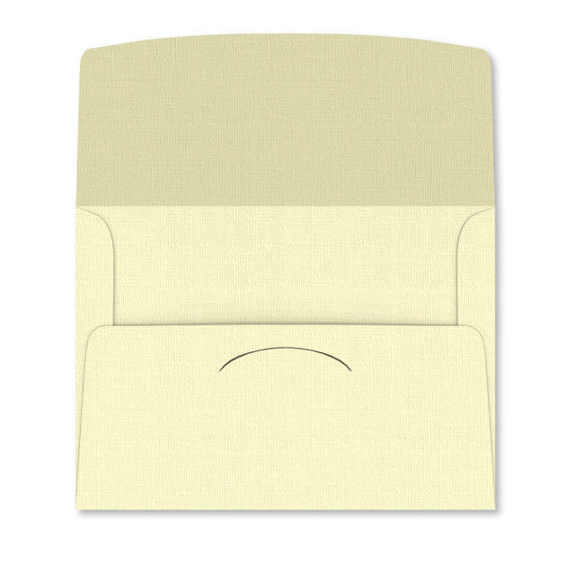 Tuck Flap Envelopes Pale Yellow 130 x 180 mm