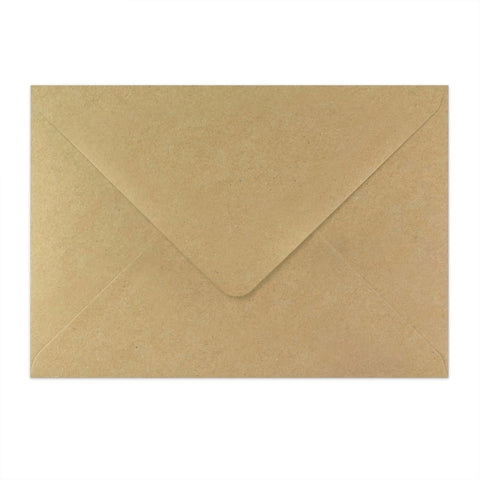 Kraft V-Flap Gummed Envelopes 110 Gsm Fleck 162 x 229 mm (C5)