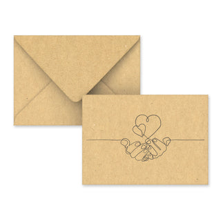 Valentine's Coloured Envelope (Share Love Design) Fleck 114 x 162 mm (C6)