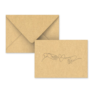 Valentine's Coloured Envelope (Live Love Design)