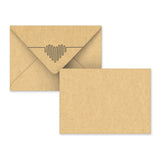 Valentine's Coloured Envelope (Heatbeat Design)