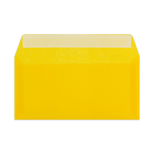 Translucent Envelopes Yellow 110 x 220 mm (DL)
