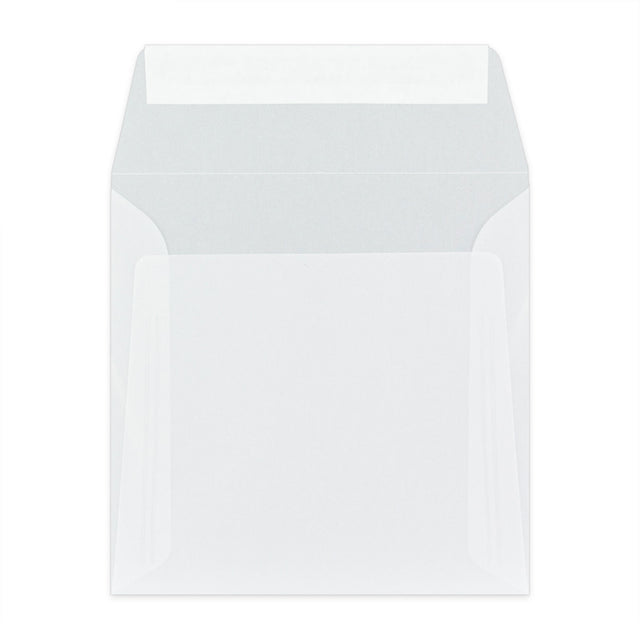Translucent Envelopes Clear 125 x 125 mm