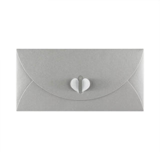 Butterfly Envelopes Silver 110 x 220 mm (DL)