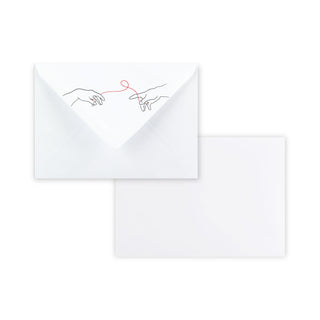 Wedding Envelopes (Destiny Design) White 114 x 162 mm (C6)