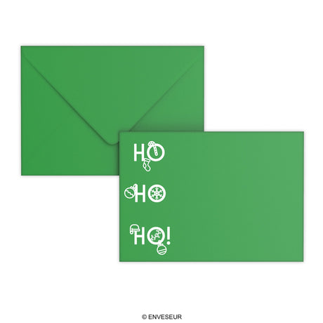 Christmas envelope HO HO HO
