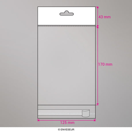 Cello Bags with Header OPP
