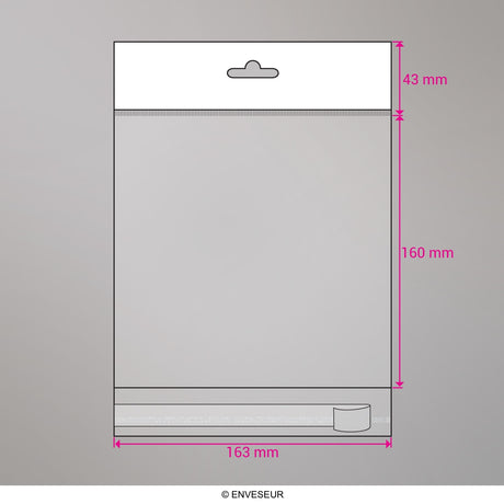 Cello Bags with Header OPP
