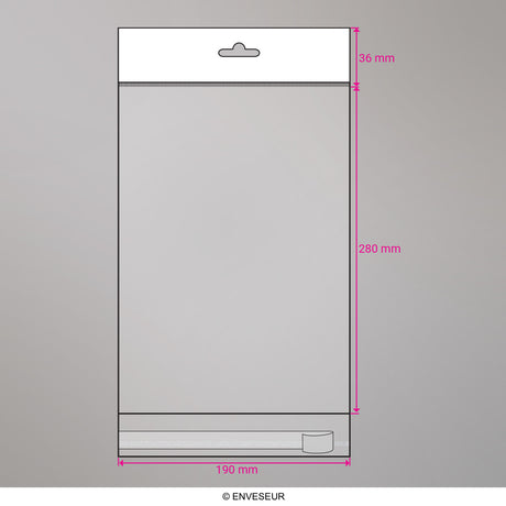 Cello Bags with Header OPP