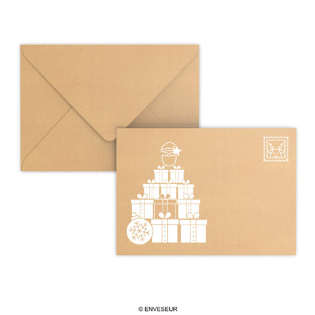 Christmas envelope Santa Claus