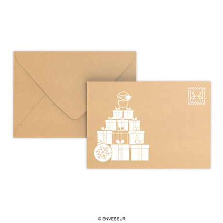 Christmas envelope Santa Claus