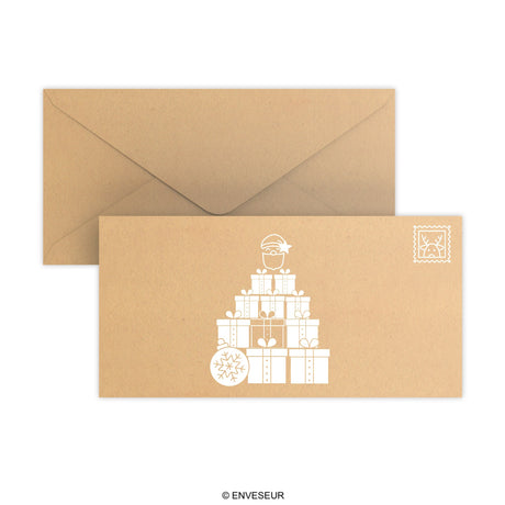 Christmas envelope Santa Claus