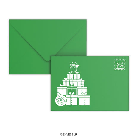 Christmas envelope Santa Claus