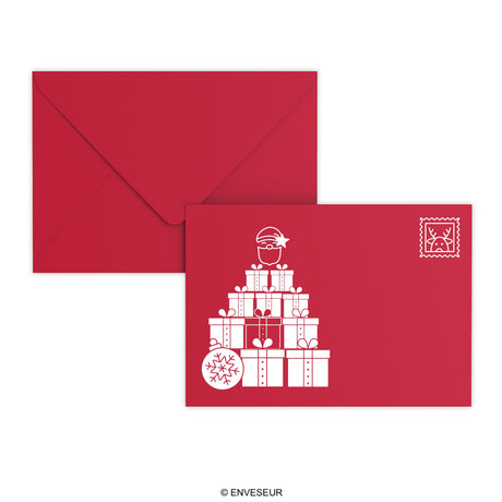 Christmas envelope Santa Claus