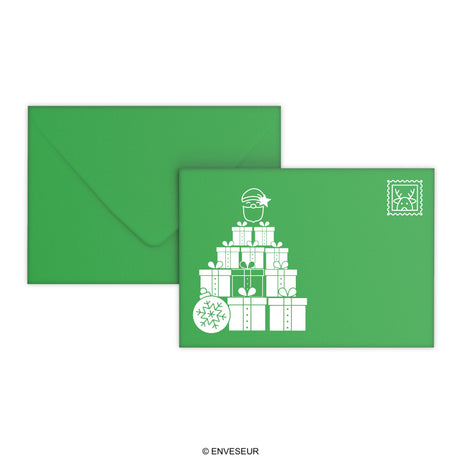 Christmas envelope Santa Claus