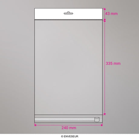Cello Bags with Header OPP
