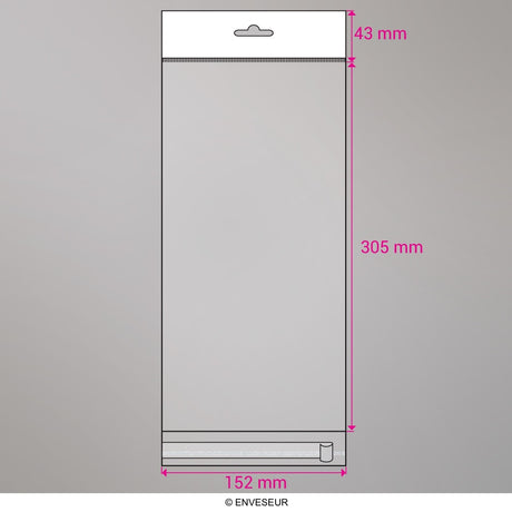 Cello Bags with Header OPP