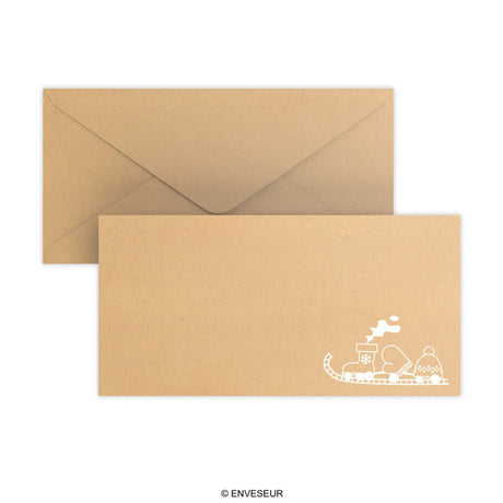 Christmas envelope Toy train