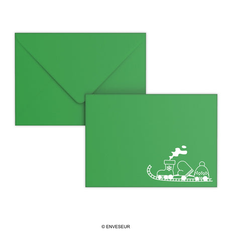 Christmas envelope Toy train