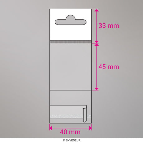 Cello Bags with Header OPP