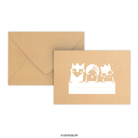 Christmas envelope Three wise kings