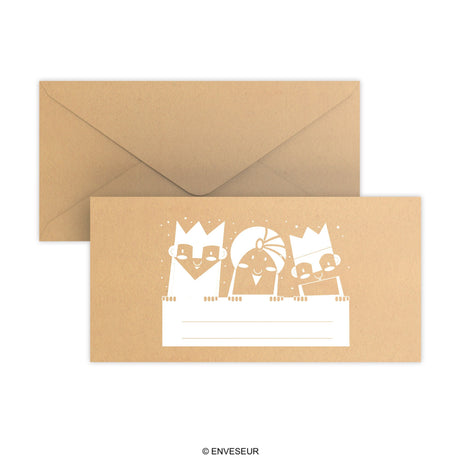 Christmas envelope Three wise kings