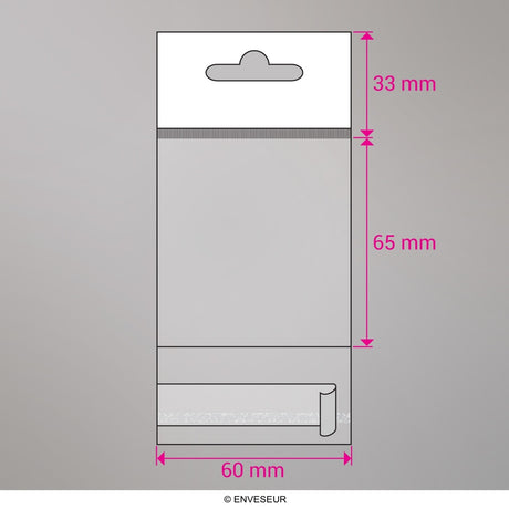 Cello Bags with Header OPP