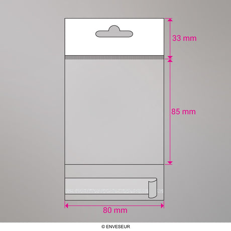 Cello Bags with Header OPP