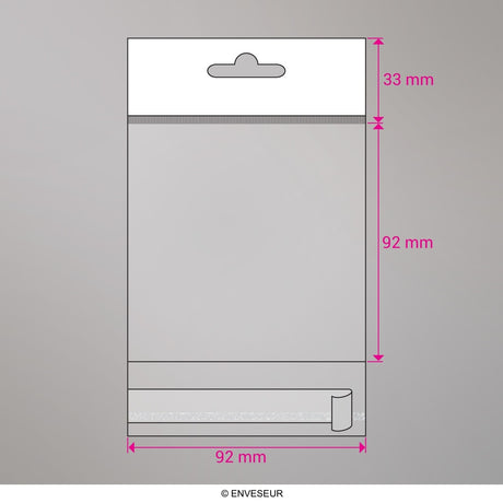 Cello Bags with Header OPP