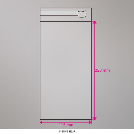 Cello bags without header OPP