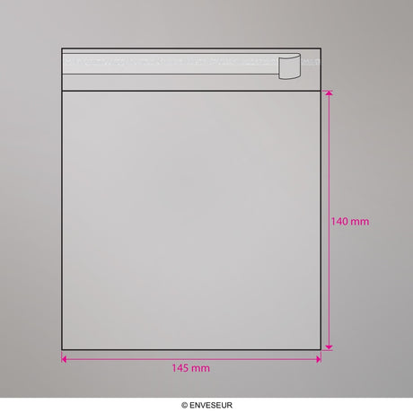 Cello bags without header OPP