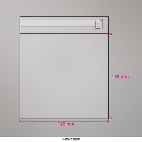 Cello bags without header OPP