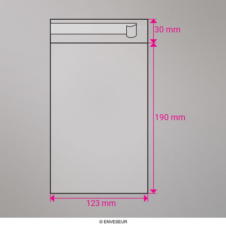 Cello bags without header OPP