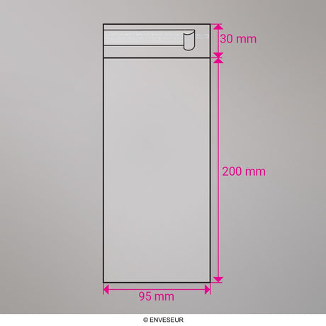 Cello bags without header OPP