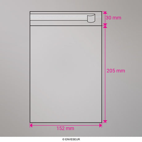 Cello bags without header OPP