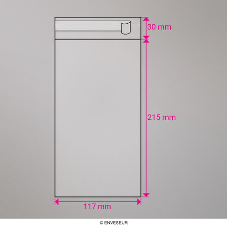 Cello bags without header OPP