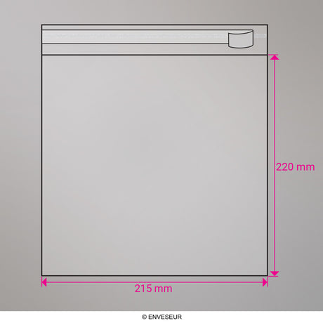 Cello bags without header OPP